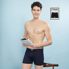 Super Combed Cotton Soft Men Pack of 2 Solid Trunk