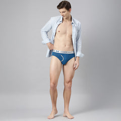 Premium Supima Cotton Four Way Stretch  Mens Solid Brief