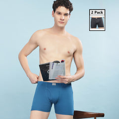 Super Combed Cotton Soft Men Pack of 2 Solid Trunk
