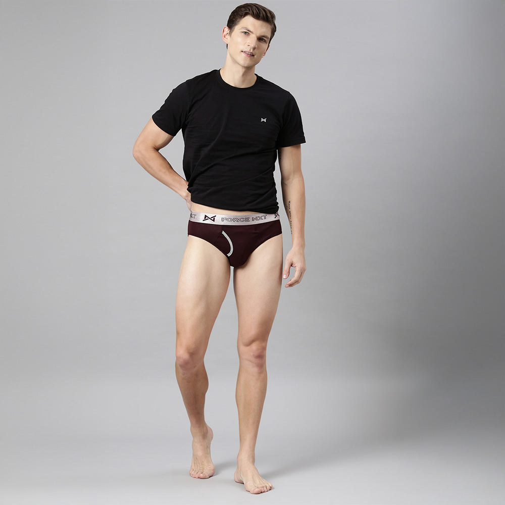 Premium Supima Cotton Four Way Stretch  Mens Solid Brief