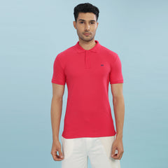 Force NXT Super Combed Cotton Mens Collared Polo Solid T-Shirt