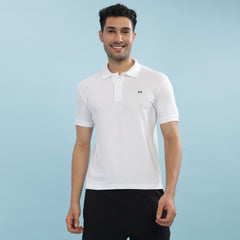 Force NXT Super Combed Cotton Mens Collared Polo Solid T-Shirt