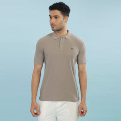 Force NXT Super Combed Cotton Mens Collared Polo Solid T-Shirt