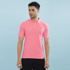 Force NXT Super Combed Cotton Mens Collared Polo Solid T-Shirt