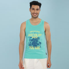 Force NXT Super Combed Cotton Mens Tank Top Printed Vest