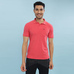 Force NXT Super Combed Cotton Mens Collared Polo Solid T-Shirt