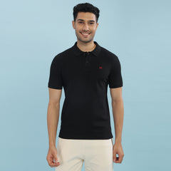 Force NXT Super Combed Cotton Mens Collared Polo Solid T-Shirt
