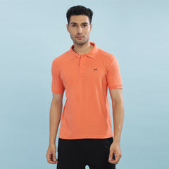 Force NXT Super Combed Cotton Mens Collared Polo Solid T-Shirt
