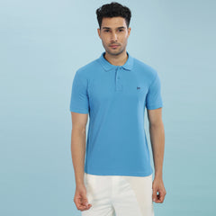 Force NXT Super Combed Cotton Mens Collared Polo Solid T-Shirt