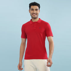 Force NXT Super Combed Cotton Mens Collared Polo Solid T-Shirt