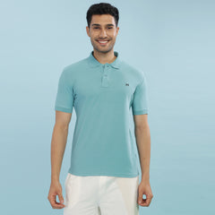 Force NXT Super Combed Cotton Mens Collared Polo Solid T-Shirt
