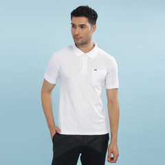 Force NXT Super Combed Cotton Mens Collared Polo Solid T-Shirt