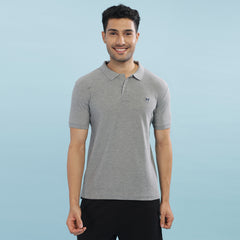 Force NXT Super Combed Cotton Mens Collared Polo Solid T-Shirt