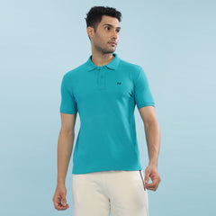 Force NXT Super Combed Cotton Mens Collared Polo Solid T-Shirt