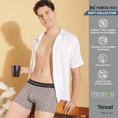 Ultrasoft Micromodal Four Way Stretch  Mens Pack of 3 Printed Trunk