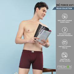 Super Combed Cotton Soft Men Pack of 2 Solid Trunk