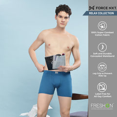 Super Combed Cotton Soft  Mens Pack of 3 Solid Trunk