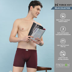 Super Combed Cotton Soft  Mens Solid Trunk