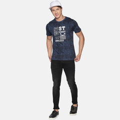 Force NXT Super Combed Cotton Mens Round Neck Pack of 2 Printed T-Shirt