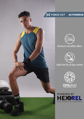 Anti Viral Anti Odour Cool Mens Pack Of 2 Sports Muscle T-Shirt
