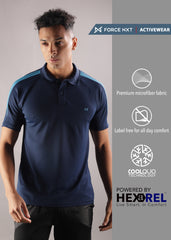 Anti Viral Anti Odour Cool Mens Collared Polo Sports Solid T-Shirt
