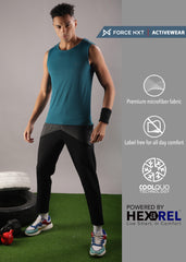Anti Viral Anti Odour Cool Mens Pack Of 2 Sports Muscle T-Shirt