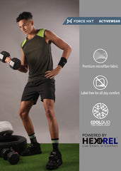 Anti Viral Anti Odour Cool Mens Pack Of 2 Sports Muscle T-Shirt