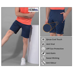 Anti Viral Anti Odour Cool Mens Pack Of 2 Sports Shorts