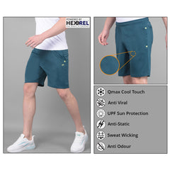 Anti Viral Anti Odour Cool Mens Pack Of 2 Sports Shorts