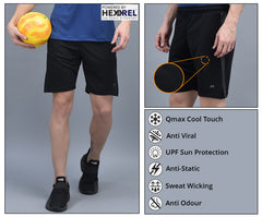 Anti Viral Anti Odour Cool Mens Pack Of 3 Sports Shorts