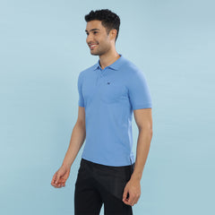 Force NXT Super Combed Cotton Mens Collared Polo Solid T-Shirt