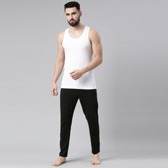 Super Combed Cotton Mens Pack Of 5 White Sleeved Vest