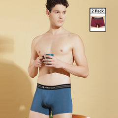 Ultrasoft Micromodal Four Way Stretch Mens Pack of 2 Printed Trunk