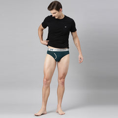 Premium Supima Cotton Four Way Stretch way Mens Pack of 2 Solid Brief
