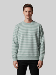 Force NXT Men's Combed Cotton Full Sleeves Striped Sweatshirt