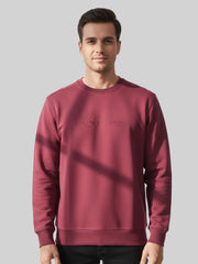 Force NXT Men's Combed Cotton Full Sleeves Solid Sweatshirt