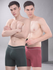 Force NXT Men's Solf Cotton Solid Trunk Pack of 2
