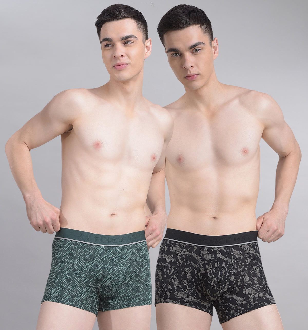 Ultrasoft Micromodal Four Way Stretch Mens Pack of 2 Printed Trunk
