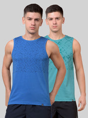 Force NXT Men's Super Combed Cotton Rich Fabric Sleeveless Muscle Tee