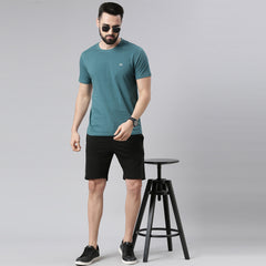 Force NXT Super Combed Cotton Mens Round Neck Pack of 5 Solid T-Shirt