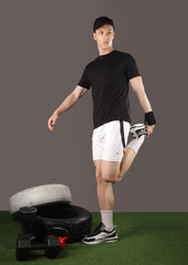 Anti Viral Anti Odour Cool Mens Pack Of 2 Sports Shorts