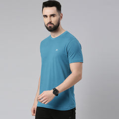Force NXT Super Combed Cotton Mens Round Neck Pack of 2 Solid T-Shirt