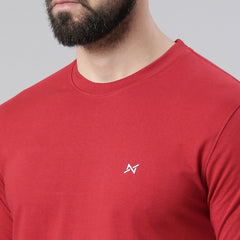 Force NXT Super Combed Cotton Mens Round Neck Pack of 2 Solid T-Shirt