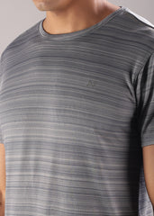 Anti Viral Anti Odour Cool Mens Round Neck Pack Of 2 Sports Printed T-Shirt