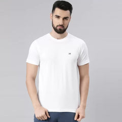 Force NXT Super Combed Cotton Mens Round Neck Solid T-Shirt