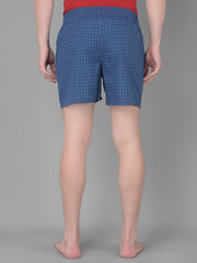 Force NXT Men's Super Combed Cotton Fabric Checkered Boxers