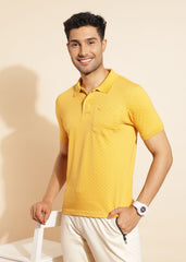 Force NXT Men's Super Combed Cotton Rich Fabric Half-Sleeves Polo T-Shirt