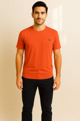 Force NXT Men's Premium Microfiber Fabric Half-Sleeves Round Neck Solid T-Shirt