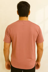 Force NXT Men's Premium Microfiber Fabric Half-Sleeves Round Neck Solid T-Shirt