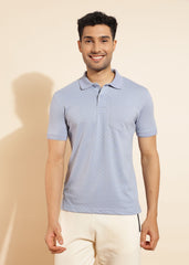 Force NXT Men's Super Combed Cotton Rich Fabric Half-Sleeves Polo T-Shirt